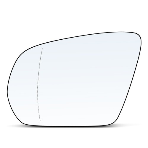 Spiegelglas links asphärisch - spiegelglas,
