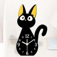 Katzen-Wanduhr, elegante