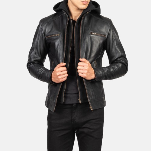 Herren lederjacke 100 - herren,