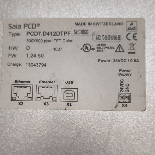Saia pcd touchpanel hmi - pcd,