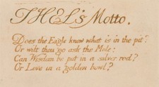 William blake thel s motto - blake,