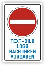 Warnschild -DURCHFAHRT