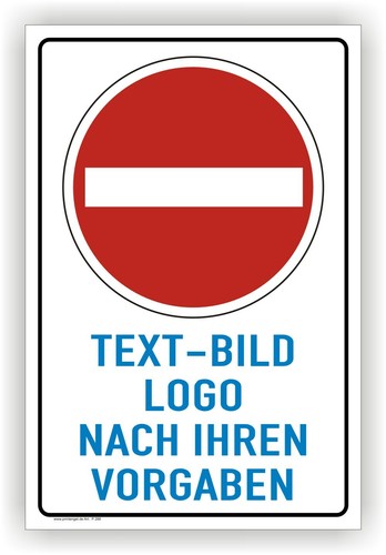 Warnschild durchfahrt - warnschild, -durchfahrt