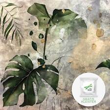 Fototapete Blätter MODERN Vlies Tapete Botanic Dschungel Pflanzen Schlafzimmer 6