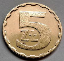 Polen 5 Zlotych 1987, Messing