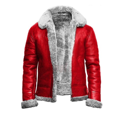 Herren bomber fellkragen - herren,