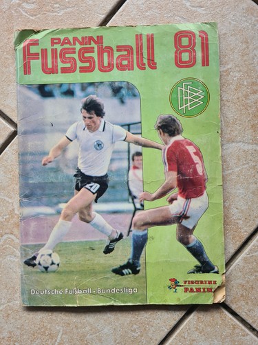 Panini fussball album - album, 1981