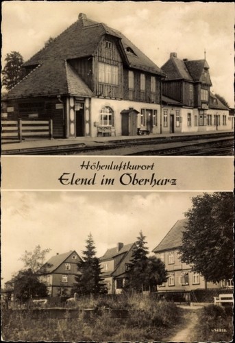 Elend oberharz brocken - ak,
