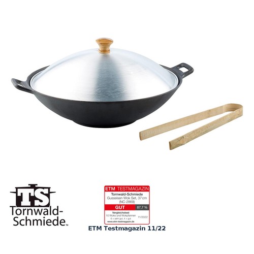 Wokpfanne gusseisen wok - ts, wokpfanne:
