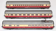 3 Fleischmann TEE Wagen, 5160, 5162, 5163, Speisewagen, Großraumwagen, Abteilwag