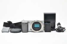 Sony NEX-5 Spiegellose Digitalkamera Body Silber mit Blitz Direkt aus Japan 448