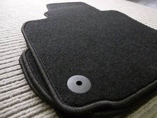 Original Lengenfelder Stoff Fußmatten für VW Polo 9N 9N3 GTI + RUNDE HALTER +NEU