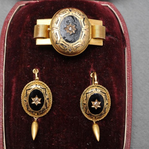 Biedermeier schmuckset parure - schmuckset,