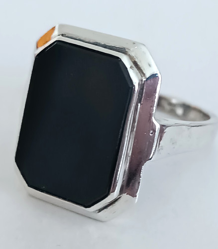 Siegelring silber antik art - siegelring,