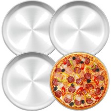 Pizzablech 4er Set, 30 cm Rund