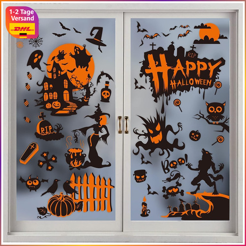 Halloween fensterbilder - fensterbilder, 8