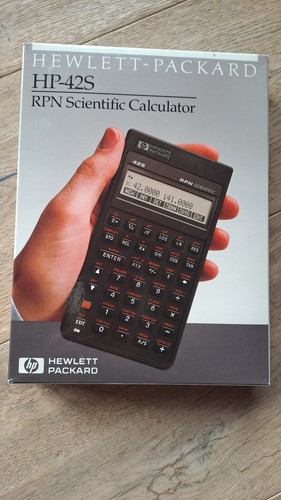 Hewlett packard 42s rpn - hewlett, hp-42s
