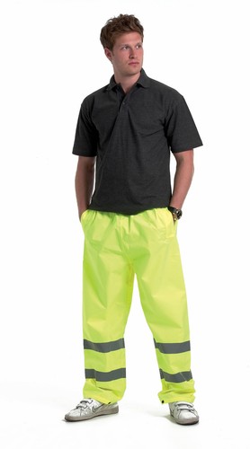 Warnschutz hose gelb m - warnschutz-hose,