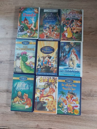 Vhs videokasseten kinderfilme - vhs,