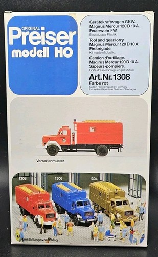 Preiser 1308 feuerwehr - feuerwehr, magirus