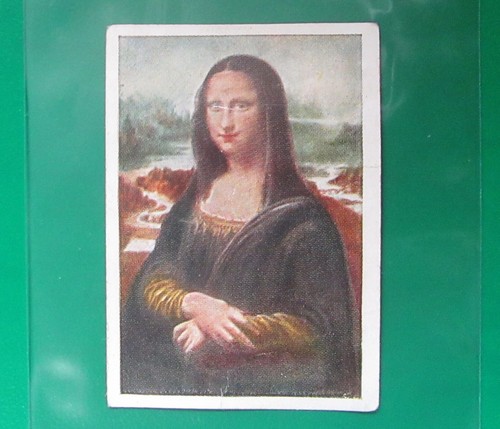 Sammelbild mona lisa die - -,