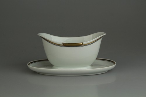 Sauciere mit teller einteilig - sauciere,