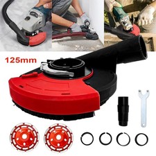 Betonfräse Set | Flex Winkelschleifer + Staubabsaugung + 2 x Diamantschleiftopf