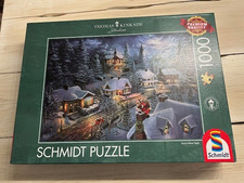 Schmidt Puzzle 1000 Teile 57529 -Santa's Silent Night-  THOMAS KINKADE