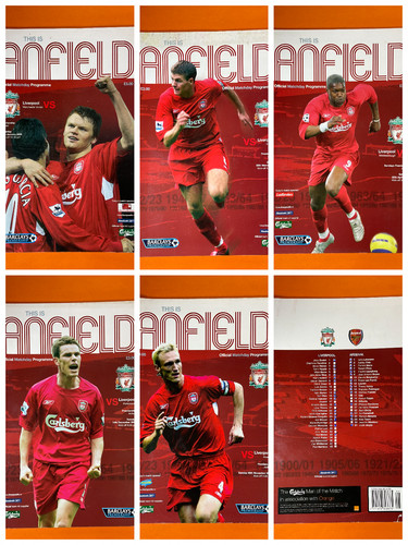 Liverpool football club 5x - football, club,