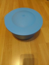 Tupperware Salat-Schleuder Karussell Schüssel blau 4,5 L mit Deckel