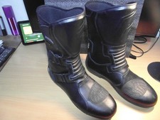 Probiker lederstiefel - ,