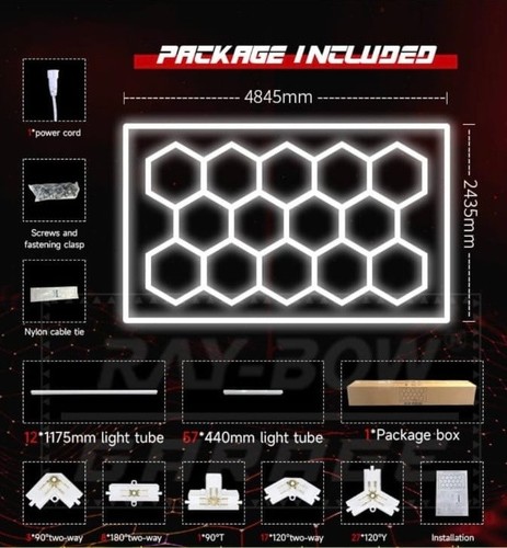 Hexagon led beleuchtung - hexagon,