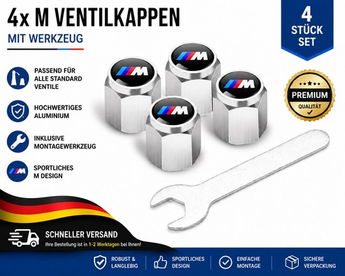 Bmw ventilkappen silber - bmw,