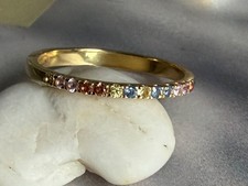 RING - 925 SILBER - VERGOLDET