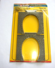 NOCH H0 6003-2 Tunnel-Portale 1-gleisig-neuw- OVP- 2 single track tunnel portals