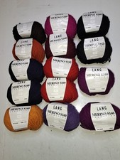 14 Knäuel Garn Lang Merino S160, 100% Merino Superfine S160