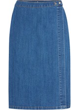 Jeansrock Gr. 36 Blau Damen