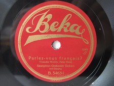 78rpm Saxophon Orch. Dobbri -