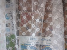 Gardine 260x110cm weiß