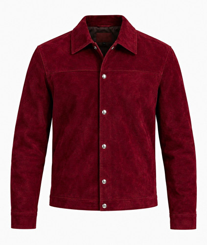Herren veloursleder jacke - herren,