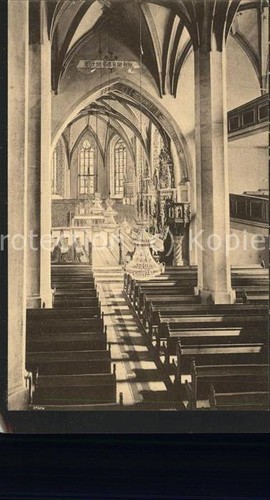 Sayda inneres der stadtkirche - inneres,