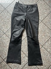 Clockhouse by C&A Damen Leder Hose in Gr. 38 M Schwarz Büro Freizeit Party