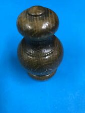 Endstück Endkappe Endknopf für Gardinenstange, Eiche Rustikal, Innen ca. 32,5 mm