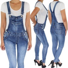 Damen Latzjeans Jeans Hose