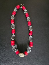 Kette Modeschmuck Kunststoff kurz