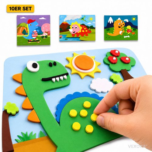 Kinder bastelset eva - eva, sticker