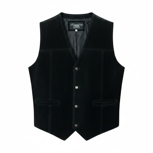 Herren lederweste weste nubuk - herren,