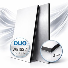 Aluverbundplatte 3mm Weiß