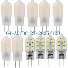 10X G4 LED Lampe DC/AC 12V 5W Stiftsockel Leuchtmittel SMD Kaltweiß Warmweiß