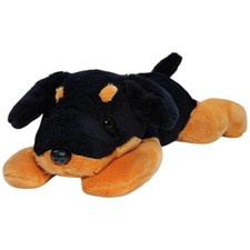 Nicotoy Liegender Rottweiler Welpe Kuscheltier 32cm Gebraucht Hund